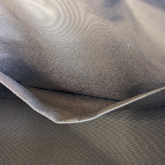 Coach Rowan Top-Handle Satchel Bag Beige Taupe Signature Canvas Ivory Leather - Picture 9 of 16